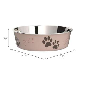 Loving Pets Bella Dog Bowls - Stylish Spill Proof & Durable