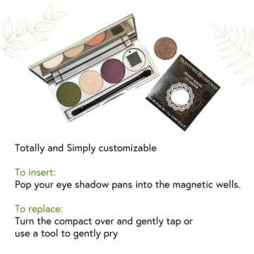 Honeybee Gardens Customizable Refillable Eyeshadow Compact