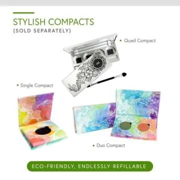 Honeybee Gardens Customizable Refillable Eyeshadow Compact