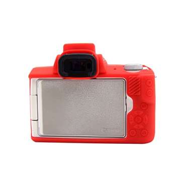 Rieibi Silicon Case for Canon M50 M50 Mark II, Soft Silicon Protective Camera Cover for Canon EOS M50 EOS M50 II Digital Camera