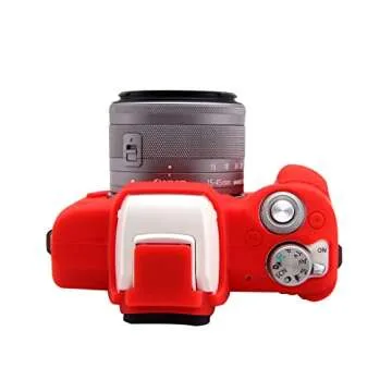 Rieibi Silicon Case for Canon M50 M50 Mark II, Soft Silicon Protective Camera Cover for Canon EOS M50 EOS M50 II Digital Camera