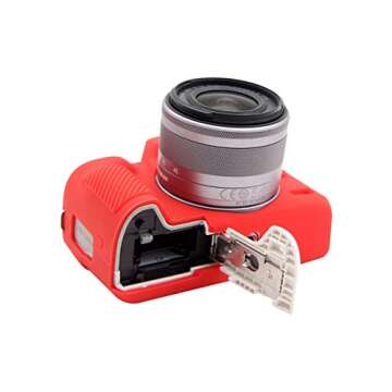 Rieibi Silicon Case for Canon M50 M50 Mark II, Soft Silicon Protective Camera Cover for Canon EOS M50 EOS M50 II Digital Camera