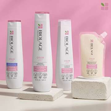 Biolage Color Last Purple Shampoo | Neutralizes Brass & Unwanted Yellow Tones | With Fig & Orchid | Paraben-Free | For Color Treated Hair | Vegan | Cruelty Free | Professional Shampoo | 33.8 Fl. Oz