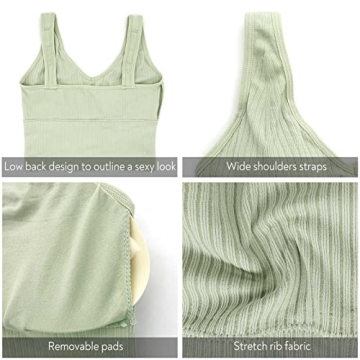Eleplus Comfy Cami Bra Packs for Women - 4 Piece Set