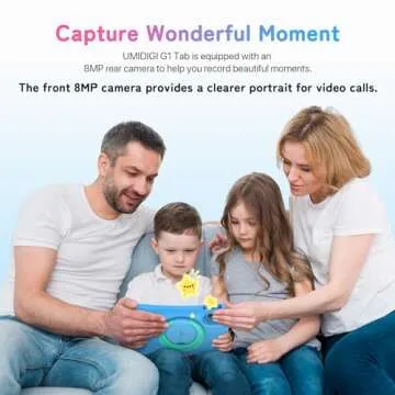 UMIDIGI Kids Tablet, G1 Tab Android 13 Tablet PC, 10.1" Tablet for Kids, 8G+64G up to 1TB, WiFi 6, 8MP+8MP Dual Camera, Quad-Core, 6000mAh, BT5.0, TÜV Eye Bluelight Tablet Android, Parental Control