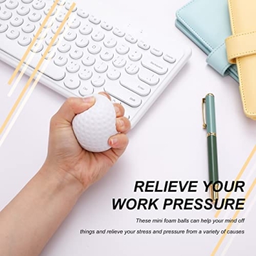 Zubebe Golf Stress Balls Pack for Stress Relief