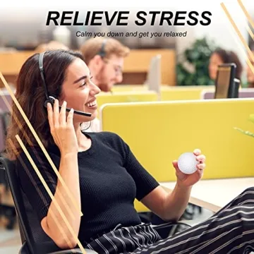Zubebe Golf Stress Balls Pack for Stress Relief