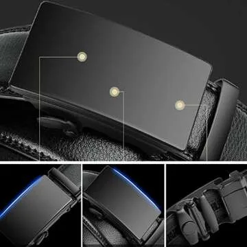 Personalized Men's Leather Belt - Custom Fit