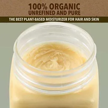 Discontinued - USDA Certified Organic Shea Butter: Unrefined Rare Nilotica, Certified Fair-Trade - Nourishes, Replenishes and Protects Skin and Hair - 8oz