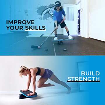 Revbalance 101 v2 - Balance Board Sports Trainer (Blue)