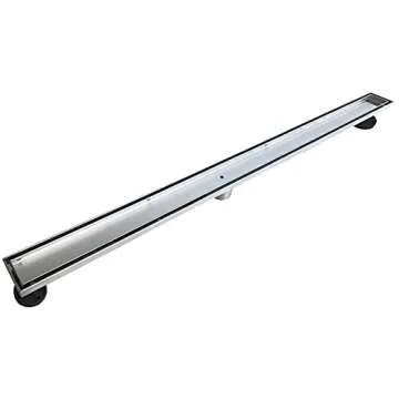 Neodrain 40-Inch Linear Shower Drain with Customizable Tile Insert