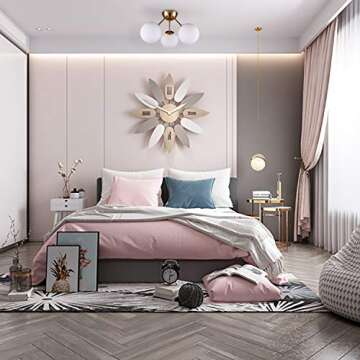 Mid Century Modern Globe Semi Flush Mount Ceiling Light