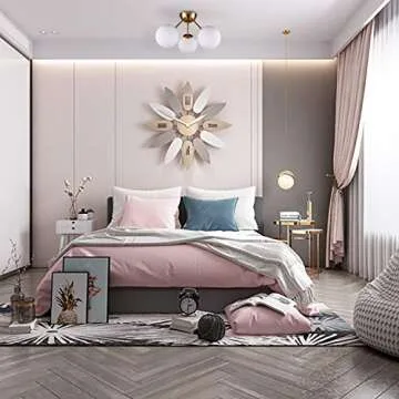 Mid Century Modern Globe Semi Flush Mount Ceiling Light