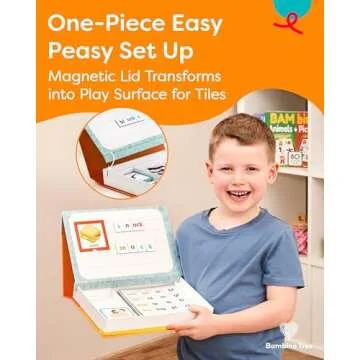 Bambino Tree Learning Set for Kids - Magnetic Alphabet Kit