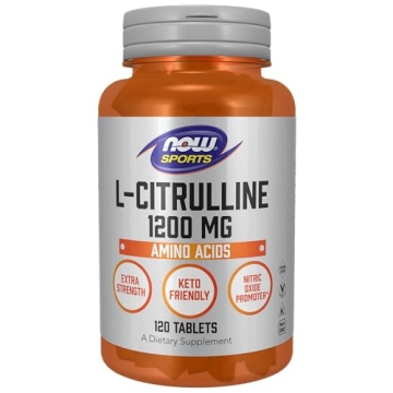 NOW Foods L-Citrulline 1200mg Tablets for Performance Boost