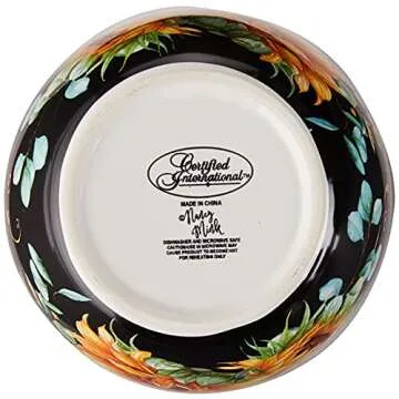 Certified International Sunflower Fields Dessert Bowls Set of 4