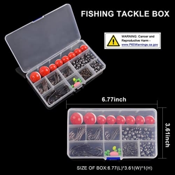 Shaddock 160-Piece Fishing Tackle Kit for Enthusiasts
