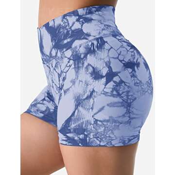 YEOREO Professional Women Workout Shorts 3.6" Scrunch Shorts Seamless High Waisted Contour Gym Yoga Biker Shorts