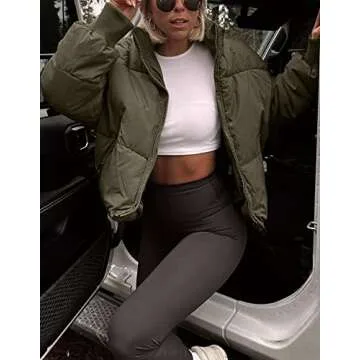 KYL Women's Oversized Puffer Jacket for Winter Style