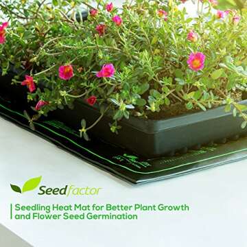MET Certified Seedling Heat Mat for Healthy Plant Growth