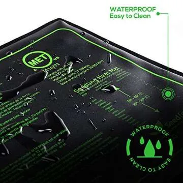 MET Certified Seedling Heat Mat for Healthy Plant Growth