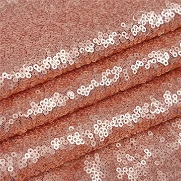 TRLYC 6Ft Blush Sequin Photography Backdrop for Events