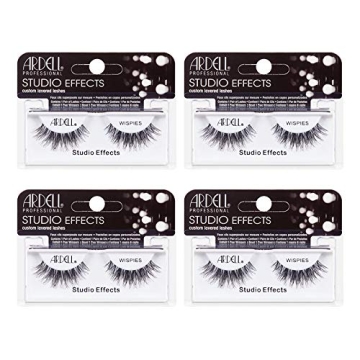 Ardell Studio Effects Wispies Black - Glamorous Eyelashes in 4 Pack