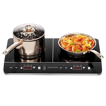 ELECTAKEY Double Induction Cooktop Fast Safe Portable