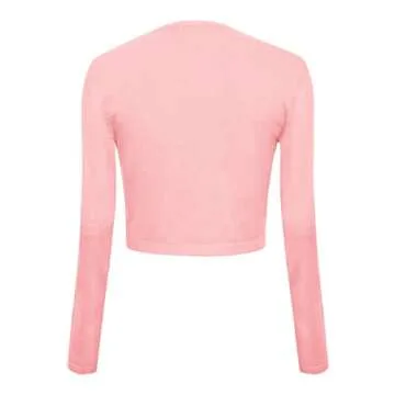 Urban CoCo Women's Cropped Cardigan Lightweight Stylish Sweater