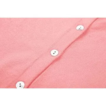 Urban CoCo Women's Cropped Cardigan Lightweight Stylish Sweater