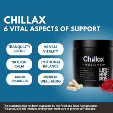 Life Happns Chillax Supplement for Natural Calm Support