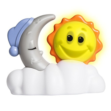 myBaby Time-To-Wake Nightlight, Sleep Trainer & Nightlight, Plays 4 Soothing Sounds, Sound and Light...