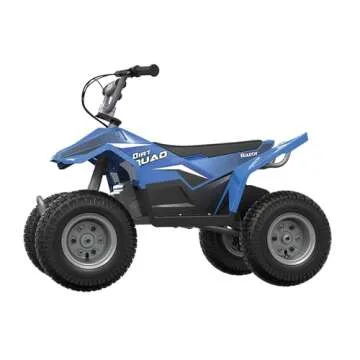 Razor Dirt Quad Electric 4-Wheeler for Kids, 350 W Motor, Up to 8 Mph, 80-Minute Ride Time