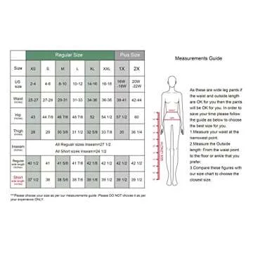 Tronjori Women High Waist Casual Wide Leg Long Palazzo Pants Trousers Regular Size(XS,Navy Short)