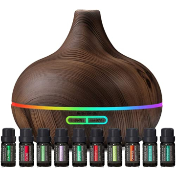 Ultimate Aromatherapy Diffuser Set with Essential Oils