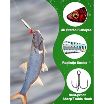 Fishing Advent Calendar 2024 with Lures and Gear