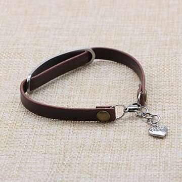 JoycuFF Cross Bracelet Engraved Quote Religious Cuff Bangle Faith, Hope & Love, But Greatest Of These Is Love, 1 Corinthians 13:13 Bible Verse Jewelry Confirmation Baptism Gifts Christian Bracelet