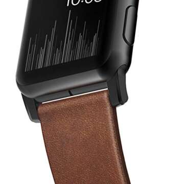 NOMAD Modern Band for Apple Watch - Rustic Leather Strap