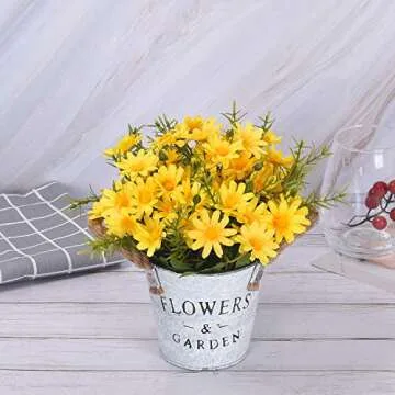 Artificial Sunflower Pot for Vibrant Home Decor