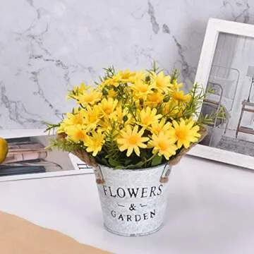 Artificial Sunflower Pot for Vibrant Home Decor