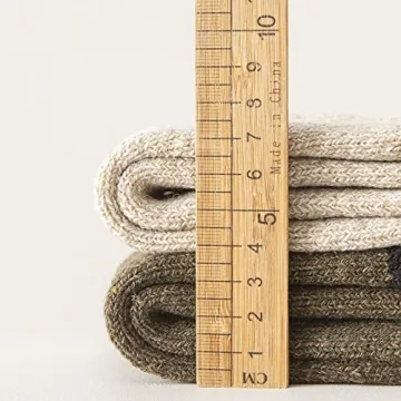 YZKKE 3Pack Men's Thick Wool Warm Winter Socks