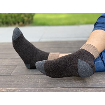 YZKKE 3Pack Men's Thick Wool Warm Winter Socks