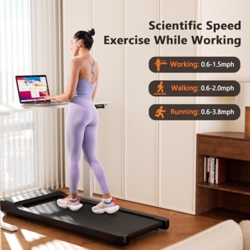 Portable Walking Pad with LED Display for Home and Office