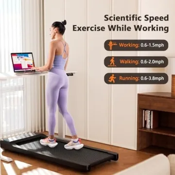 Portable Walking Pad with LED Display for Home and Office