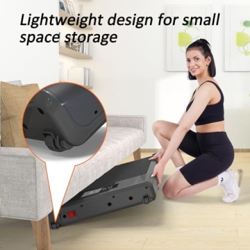 Portable Walking Pad with LED Display for Home and Office