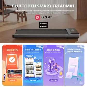 Portable Walking Pad with LED Display for Home and Office