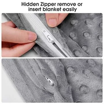 Acdyion Weighted Blanket Duvet Cover Queen Size 60x80