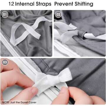 Acdyion Weighted Blanket Duvet Cover Queen Size 60x80