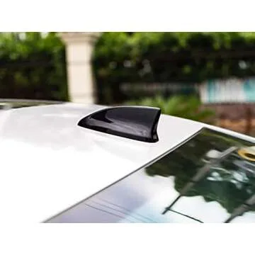 CKE for 11th Gen Civic Compatible with Honda Civic 2025 2024 2023 2022 Accessories Car Shark Fin Antenna Topper Roof Aerial Cover Trim -Glossy Black