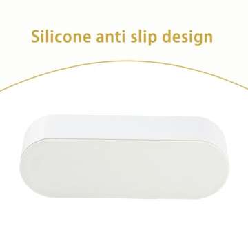 LEICRAFT Aluminum Business Card Holder Display Office Business Card Stand Name Card Display Organizer for Desk